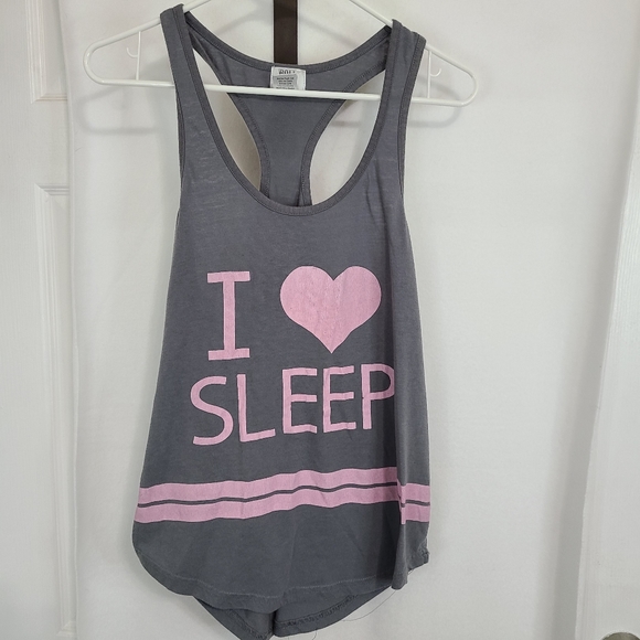 Roll Outta Bed Woman's Sleeper Tanktop, Size: XL Color: Grey - Picture 5 of 14